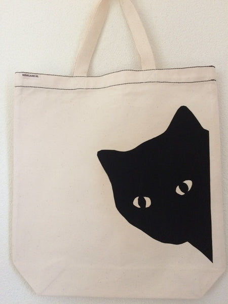 Tote bag contour cat