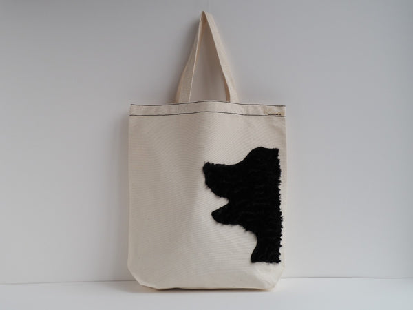 Tote bag contour dog