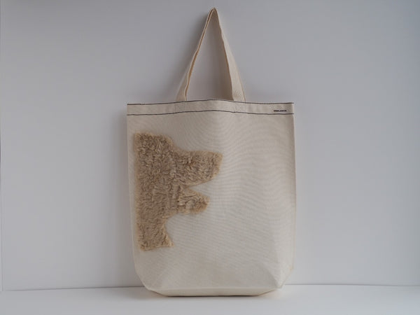 Tote bag contour dog