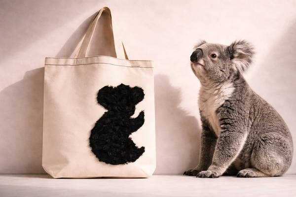 Tote bag contour koala